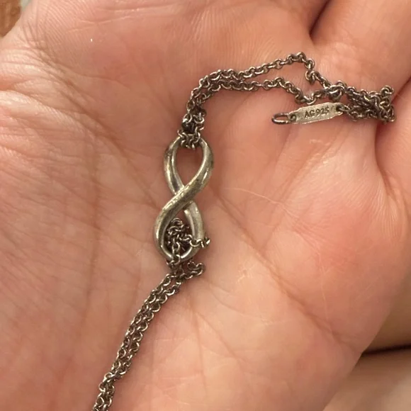 Tiffany & Co. Silver Infinity Chain Bracelet - Picture 4 of 6